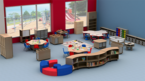 Early Learning STEM Classroom - Overall View